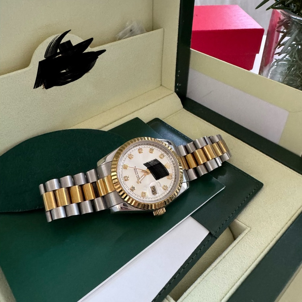 Luxury Two-Tone Watch